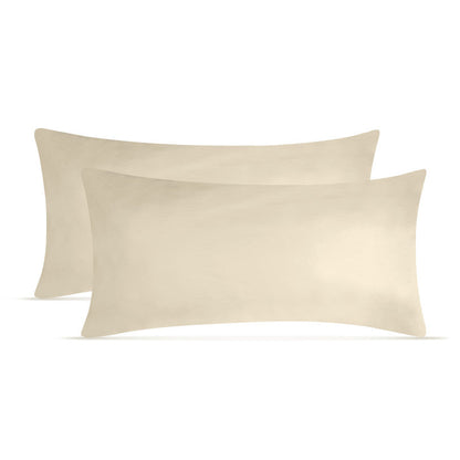 Kissenbezüge 2er Set 40x80 cm - 100% Baumwolle, stilvoll und gemütlich