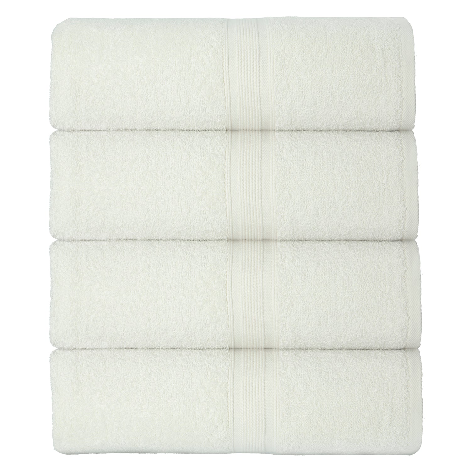 Handtücher von Leevitex – 4er Set, 100% Baumwolle, 50 x 100 cm, weich und saugfähig