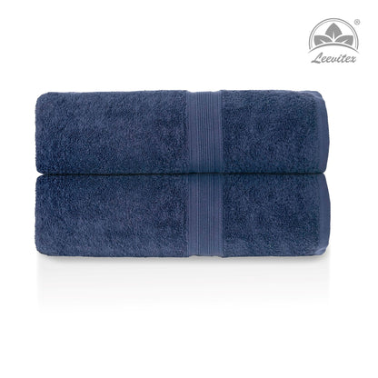 Duschtücher im 2er Set – 100% Baumwolle, 70 x 140 cm, weich und saugfähig