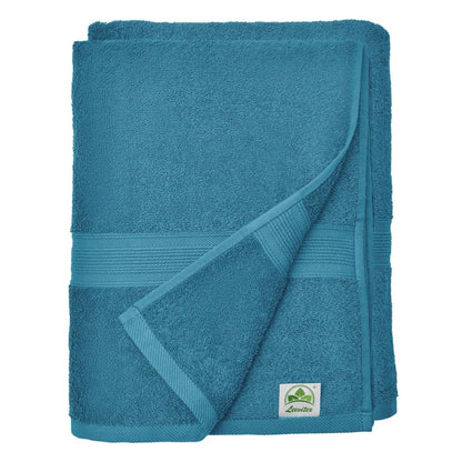 Duschtücher im 2er Set – 100% Baumwolle, 70 x 140 cm, weich und saugfähig