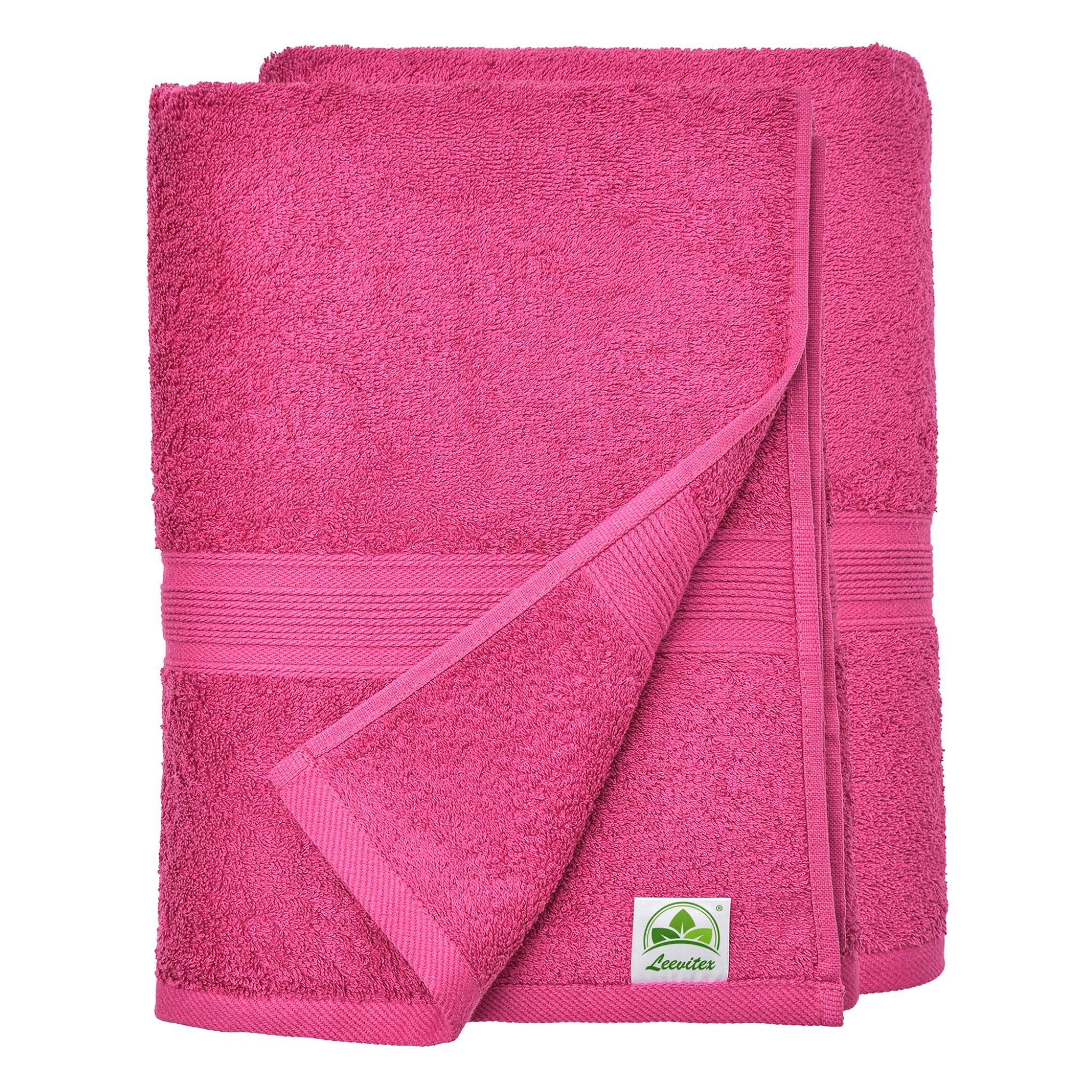 Saunatücher aus 100% Baumwolle im 2er Set – 80 x 200 cm, weich und saugfähig