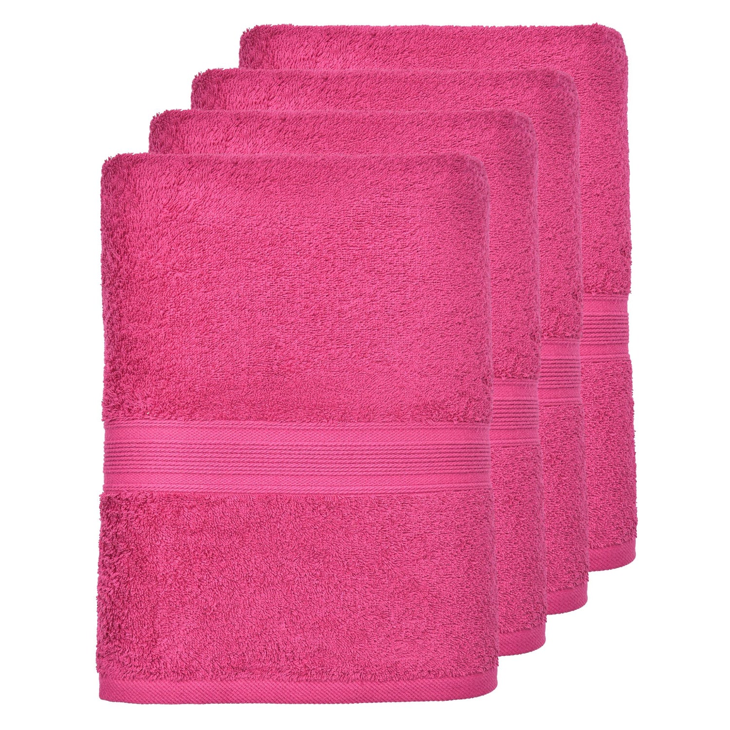 Handtücher von Leevitex – 4er Set, 100% Baumwolle, 50 x 100 cm, weich und saugfähig