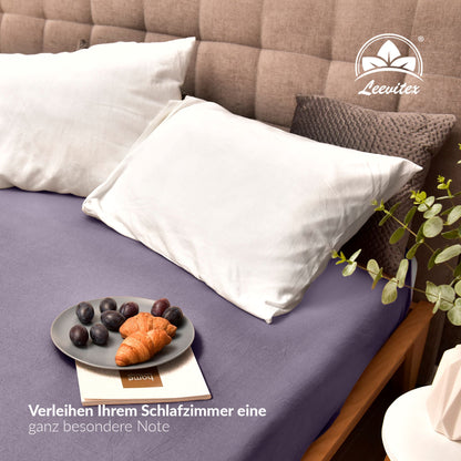 Topper Spannbettlaken 140x200 bis 160x200 / 220 cm | 18 cm Steg | verschiedene Materialstärken