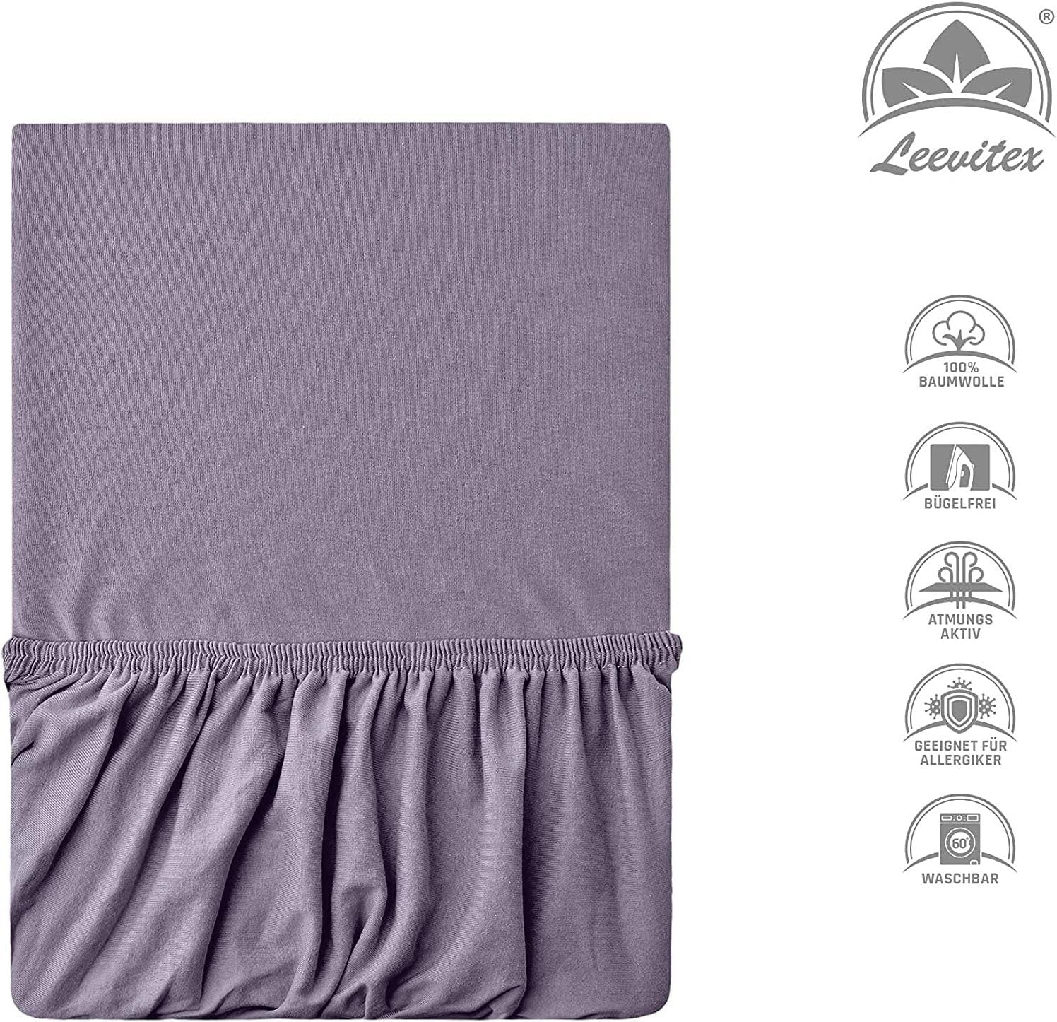 Topper Spannbettlaken 140x200 bis 160x200 / 220 cm | 18 cm Steg | verschiedene Materialstärken