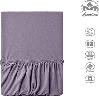 Topper Spannbettlaken 140x200 bis 160x200 / 220 cm | 18 cm Steg | verschiedene Materialstärken
