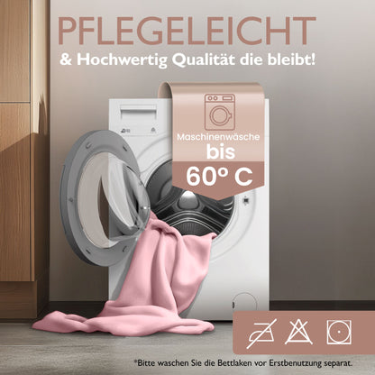 Winterspannbettlaken für 140x200 bis 160x200 cm | 40 cm Steg | 80% Baumwolle 20% Polyester