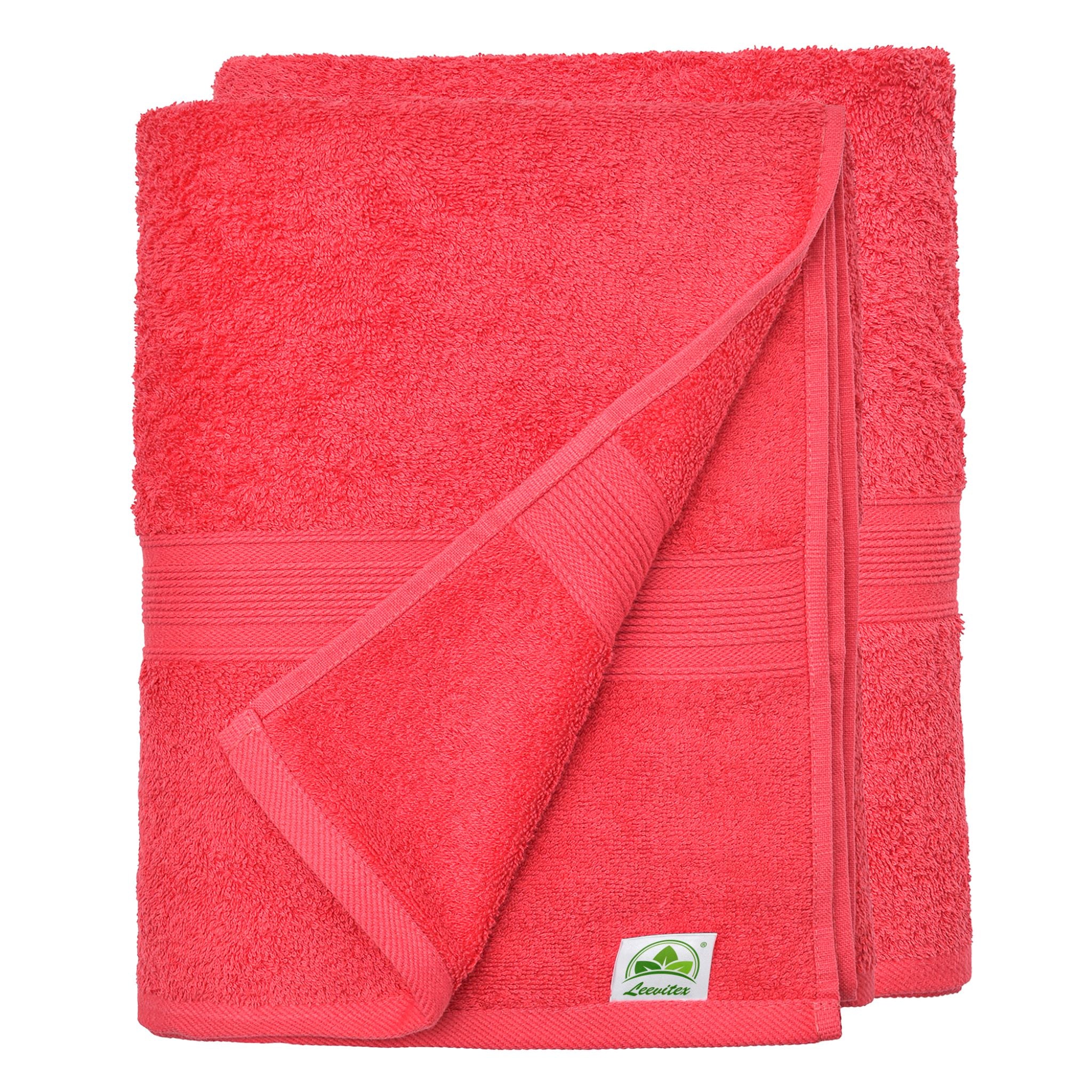 Duschtücher im 2er Set – 100% Baumwolle, 70 x 140 cm, weich und saugfähig