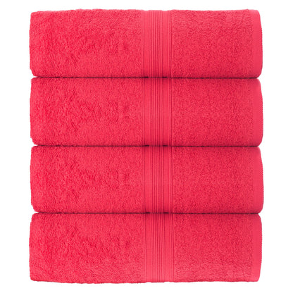 Handtücher von Leevitex – 4er Set, 100% Baumwolle, 50 x 100 cm, weich und saugfähig