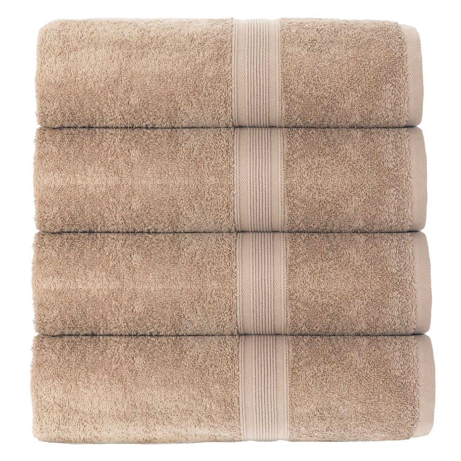 Handtücher von Leevitex – 4er Set, 100% Baumwolle, 50 x 100 cm, weich und saugfähig