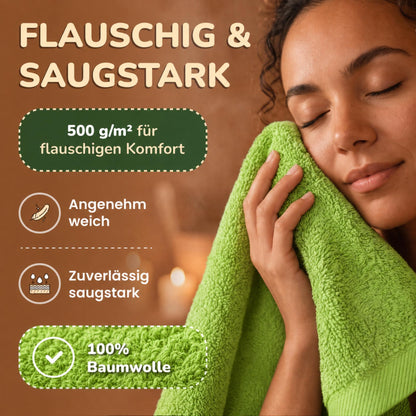 Saunatücher aus 100% Baumwolle im 1er Set – 80 x 200 cm, weich und saugfähig