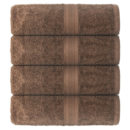 Handtücher von Leevitex – 4er Set, 100% Baumwolle, 50 x 100 cm, weich und saugfähig