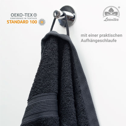 Saunatücher aus 100% Baumwolle im 2er Set – 80 x 200 cm, weich und saugfähig