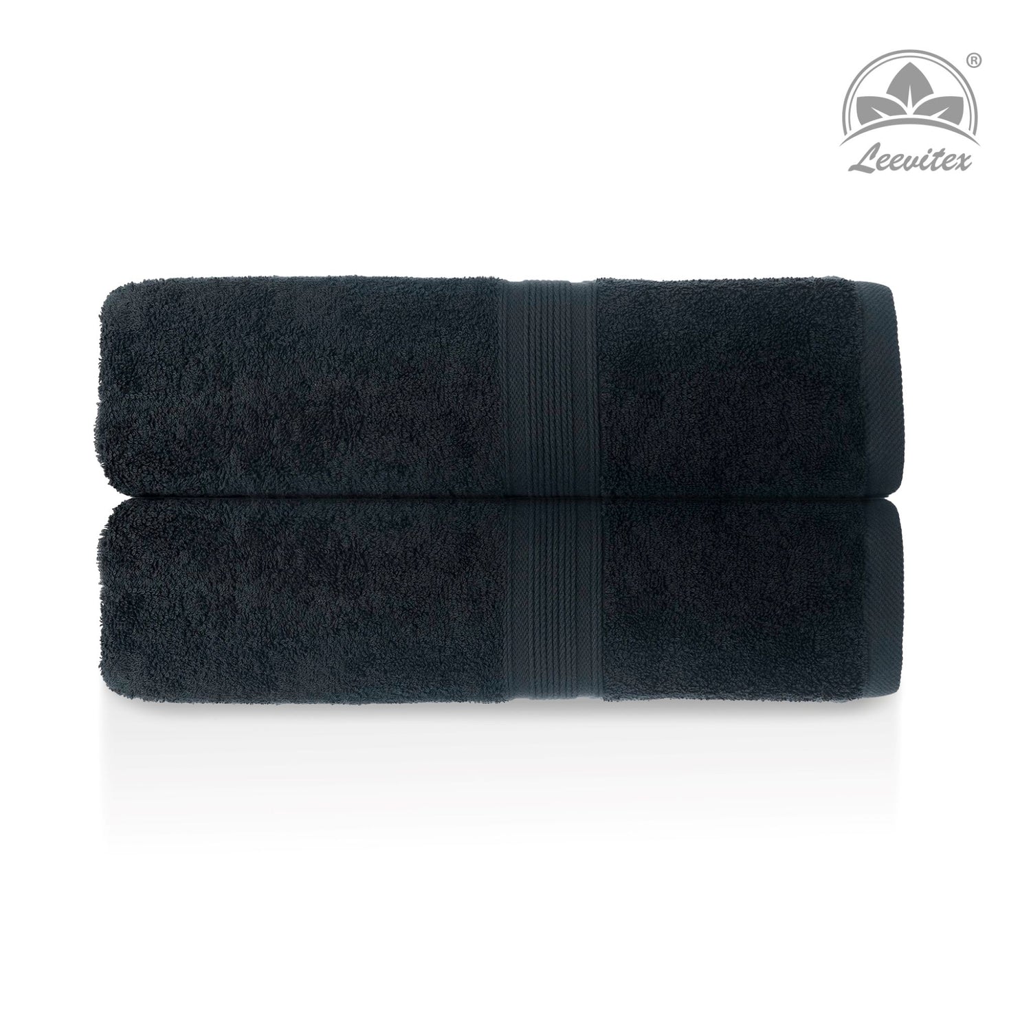 Duschtücher im 2er Set – 100% Baumwolle, 70 x 140 cm, weich und saugfähig