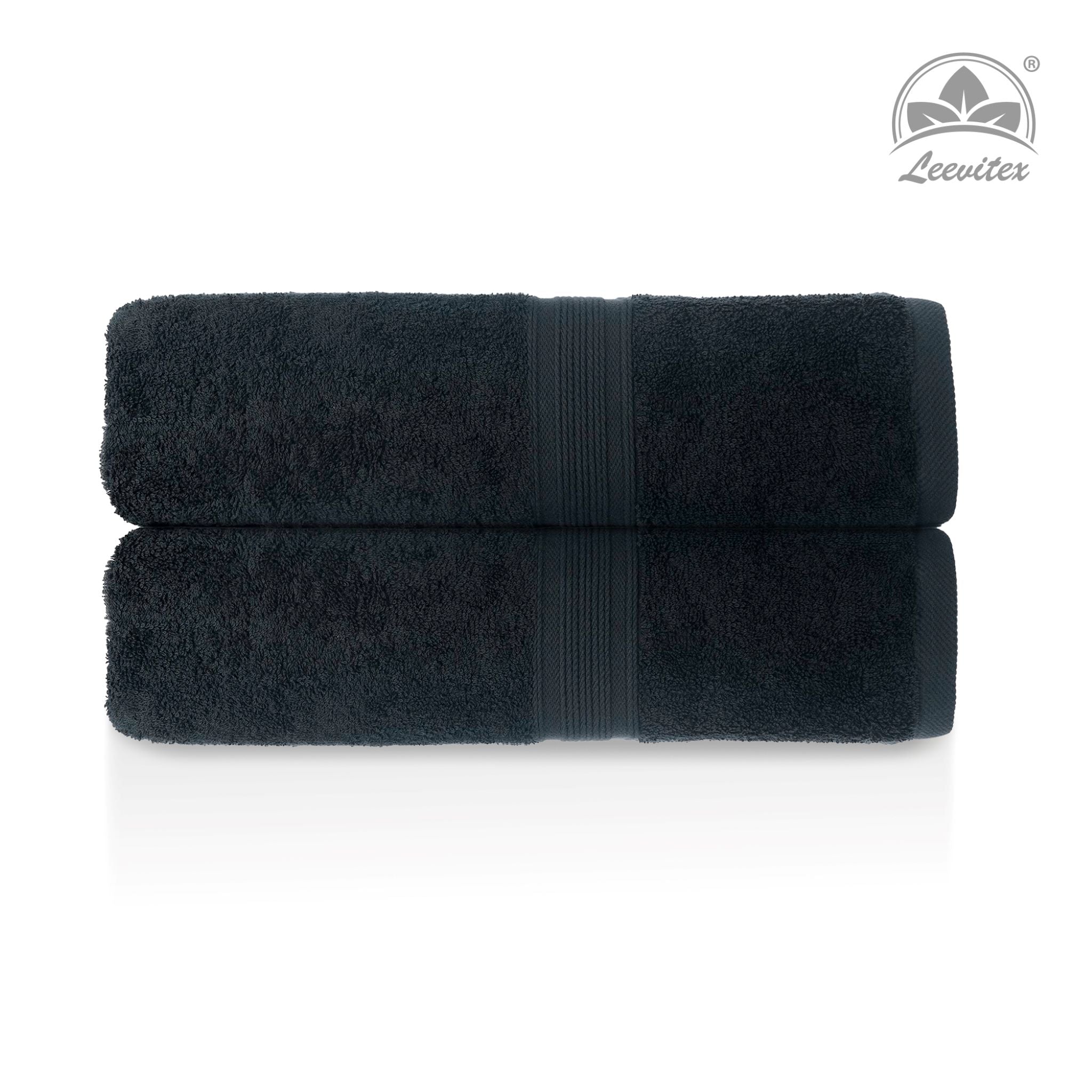 Duschtücher im 2er Set – 100% Baumwolle, 70 x 140 cm, weich und saugfähig