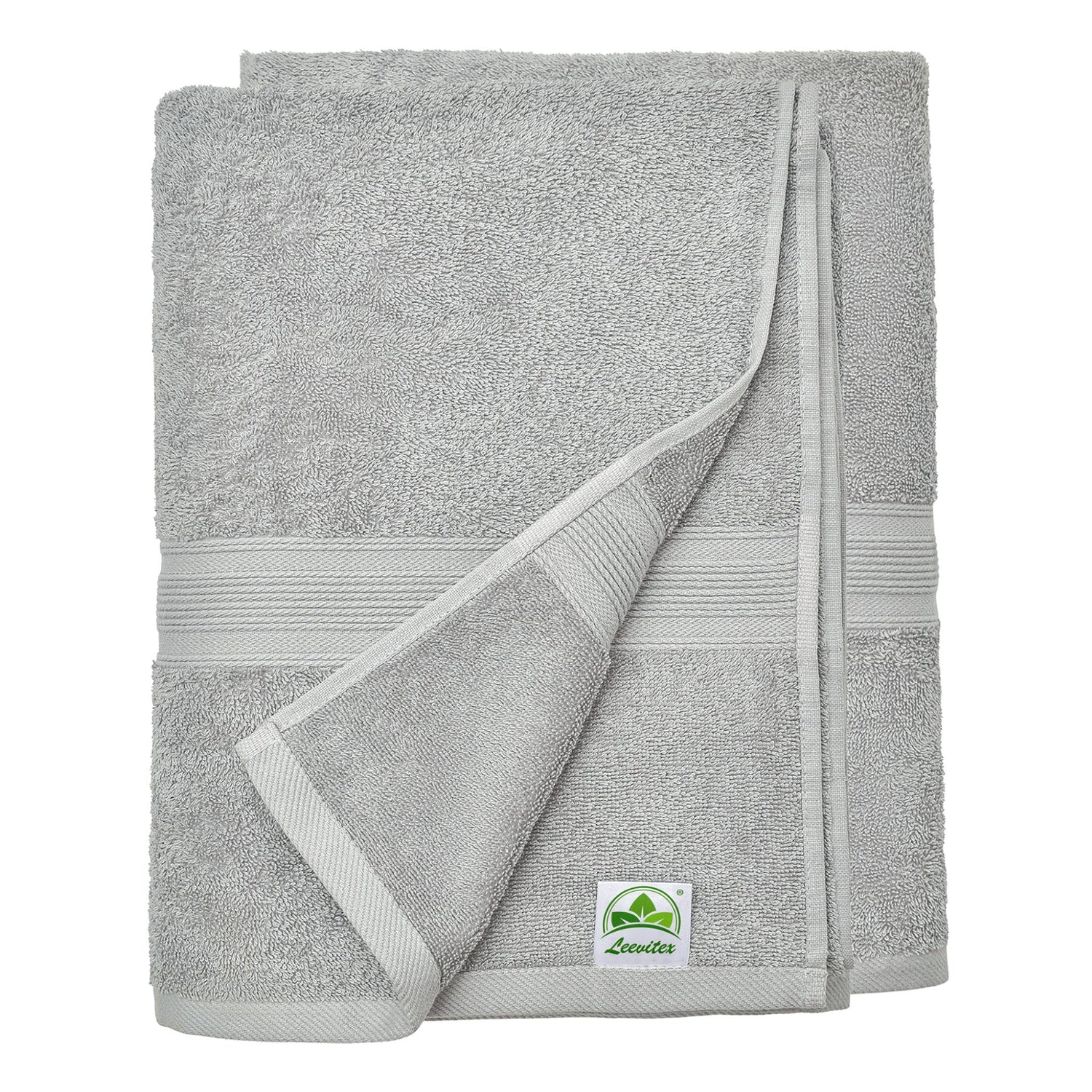 Saunatücher aus 100% Baumwolle im 2er Set – 80 x 200 cm, weich und saugfähig