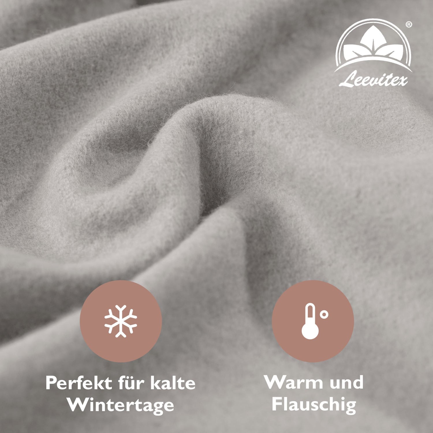 Winterspannbettlaken für 90x200 bis 100x200 cm | 40 cm Steg | 80% Baumwolle 20% Polyester