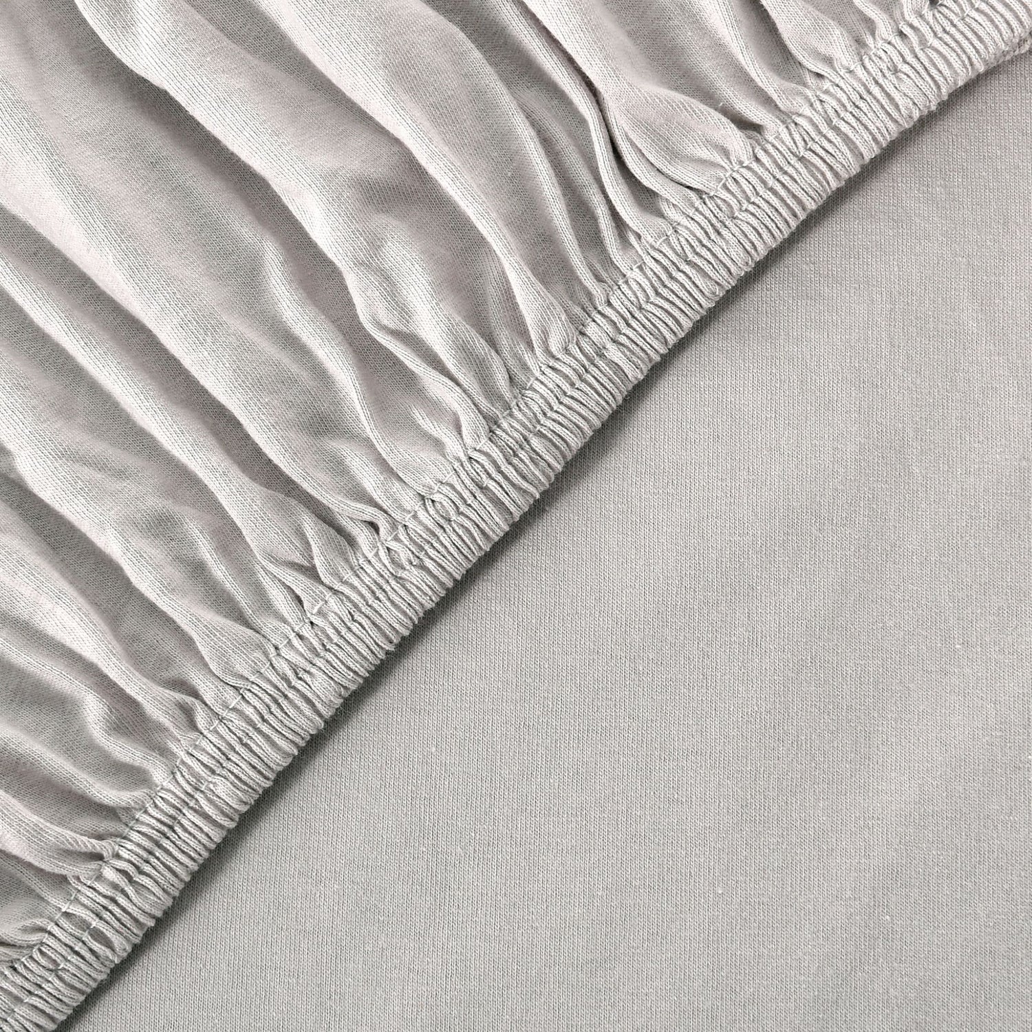 Basic Spannbettlaken 140x200 cm | 25 cm Steg | 100% Jersey-Baumwolle