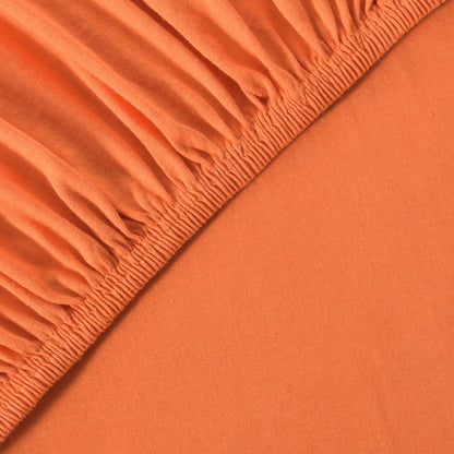 Basic Spannbettlaken 90x200 cm | 25 cm Steg | 100% Jersey-Baumwolle
