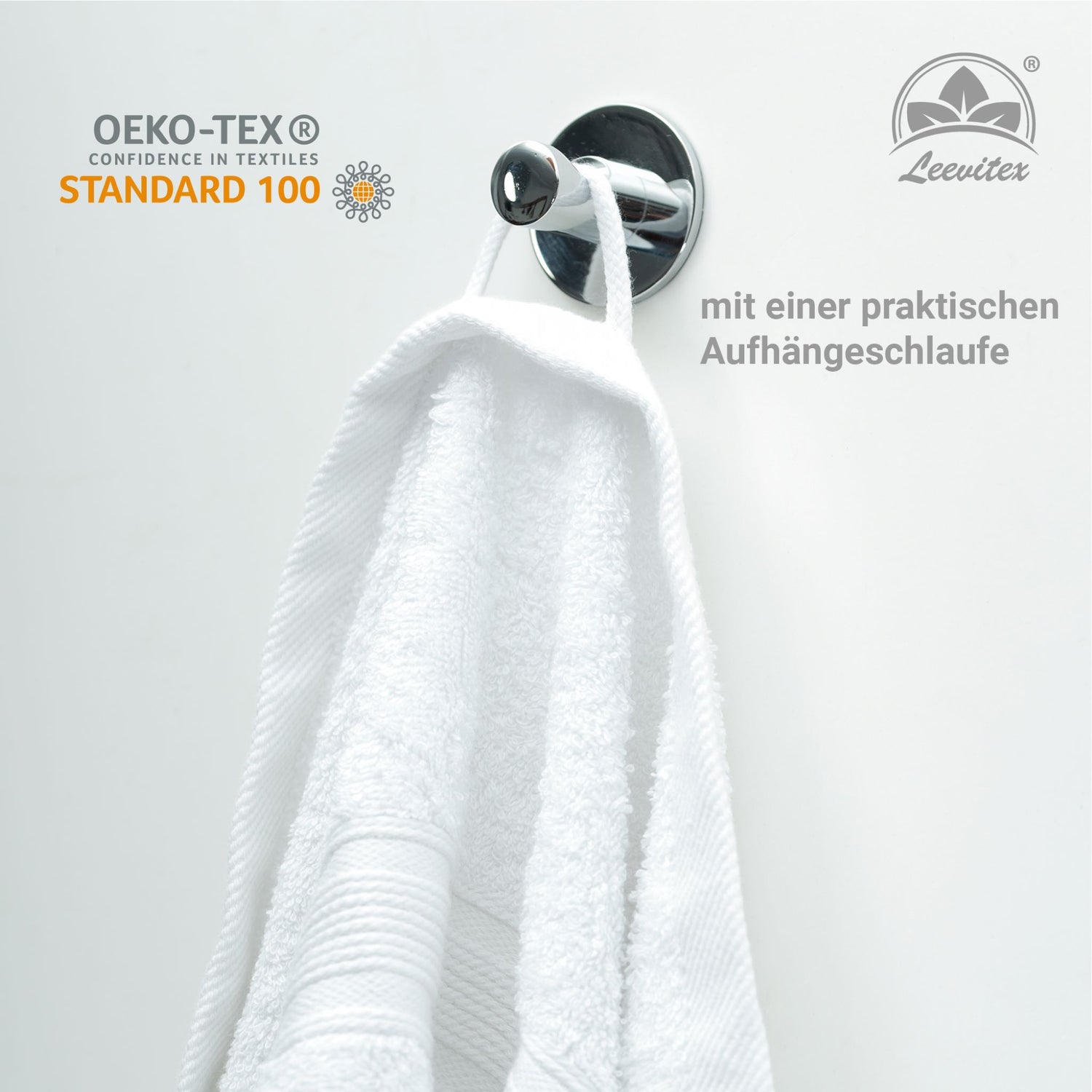 Saunatücher aus 100% Baumwolle im 2er Set – 80 x 200 cm, weich und saugfähig