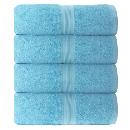 Handtücher von Leevitex – 4er Set, 100% Baumwolle, 50 x 100 cm, weich und saugfähig
